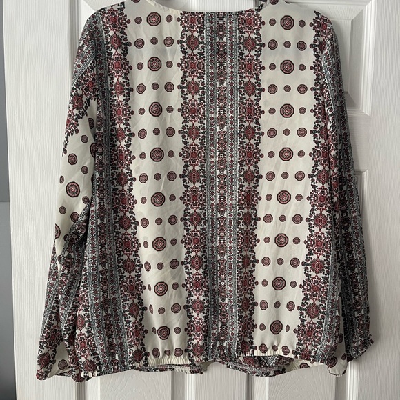 Womens boho wrap top AB Studio Size XL - Picture 4 of 4